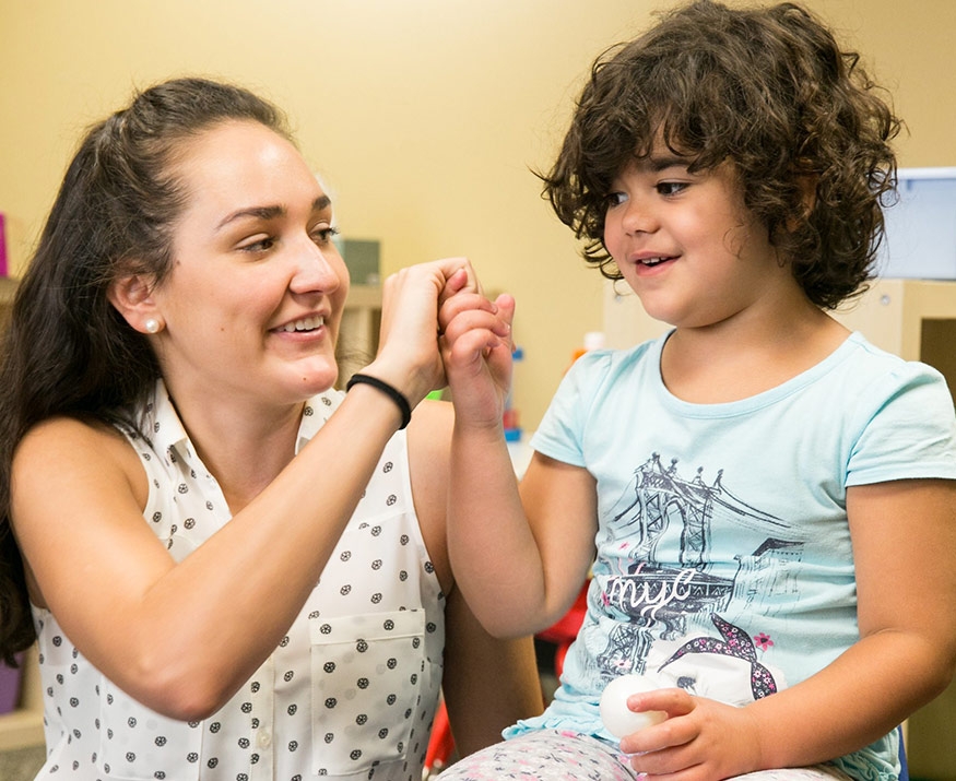 Child with parent