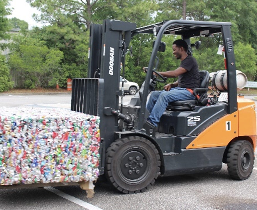 Man with equipment