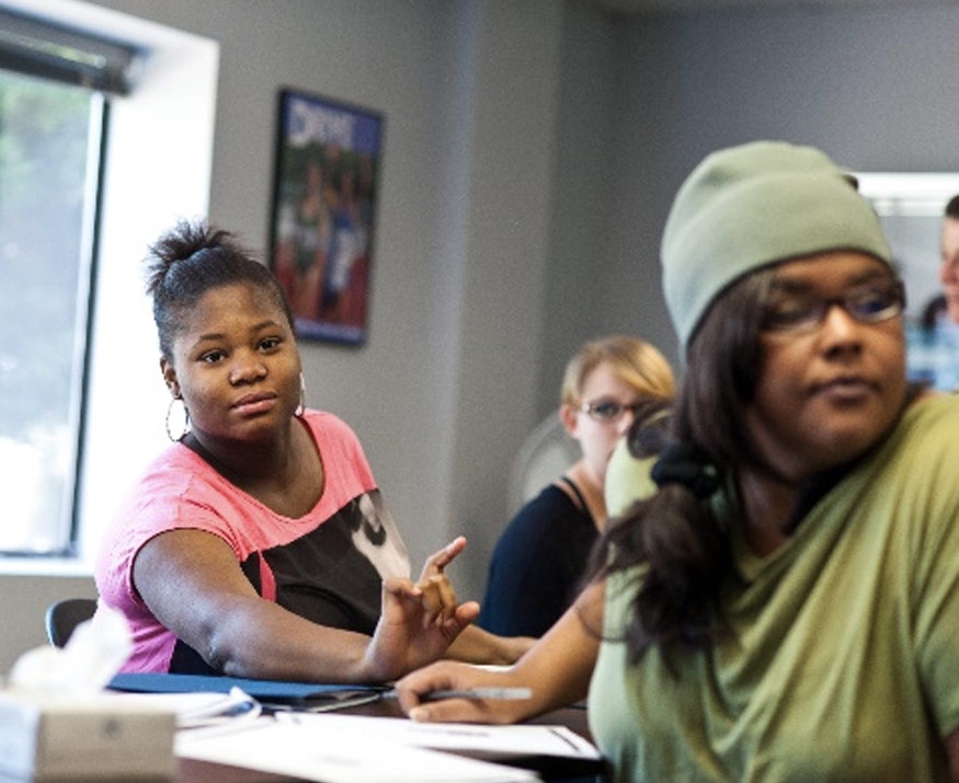 Ladies in training class