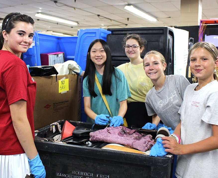 Volunteers in group